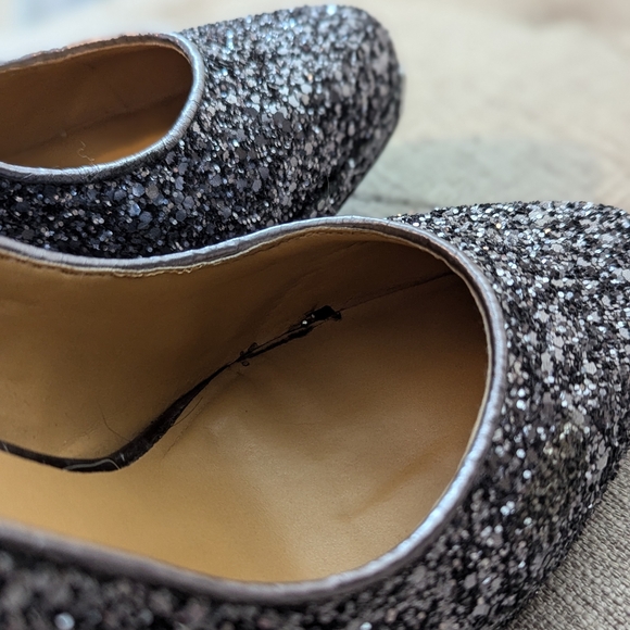 Silver Nine West Heels - Picture 9 of 9